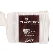 Itens Punhos plissados para vasos de flores brancos 14,5cm 100 peças