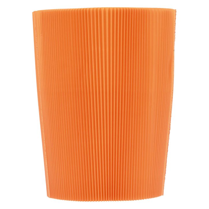 Itens Punhos plissados para vasos de flores laranja 14,5 cm 100 unidades