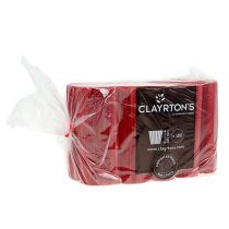 Itens Punhos plissados vermelhos 14,5 cm 100 peças