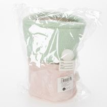 Itens Cesto decorativo de Páscoa em formato de coelho para guardar presentes e decorar a sala de estar, 18 cm, 2 peças.