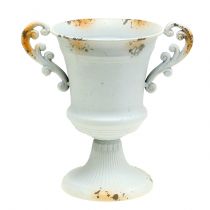 Copo antigo branco Ø14cm H21cm