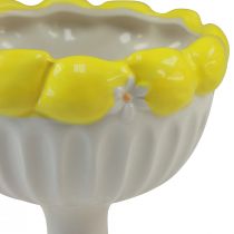 Itens Taça tigela de cerâmica tigela decorativa limão Ø14,5cm Alt.14cm