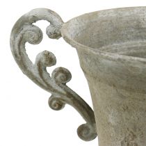 Itens Xícara antiga cinza Ø16,8cm Alt.24,8cm