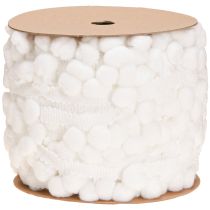 Itens Fita Pom Pom Fita Decorativa Branca com Pompons 20mm 15m