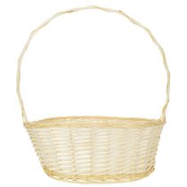 Itens Cesta de presente, cesta de vime, 44 cm x 36 cm