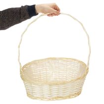 Itens Cesta de presente, cesta de vime, 44 cm x 36 cm