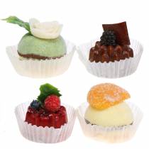 Tortinhas classificadas artificialmente 4cm 4pcs
