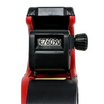 Itens Rotuladora de preço etiquetadora vermelha, preta 25×13cm