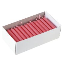 Itens Velas para bonecas, 10 mm, vermelhas, Wiedemann Candles 65/10, 50 unidades