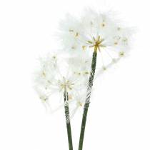 Flor artificial do prado dente-de-leão gigante branco 57 cm