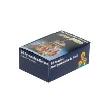 Itens Velas pirâmide velas pequenas brancas 6,5 cm 24 unidades
