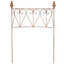 Itens Treliça metálica para canteiros de flores e decoração versátil de jardim, 60 cm