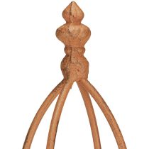 Itens Trellis Metal Rust Look Obelisco 69/86cm Conjunto 2 peças