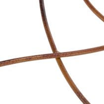 Itens Treliça metálica para jardim com design curvo, ideal para plantas trepadeiras, 110 cm