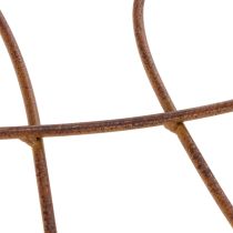 Itens Treliça, suporte para trepadeira, metal curvado, decoração artística para jardim, 72 cm