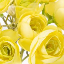 Itens Buquê de ranúnculos artificiais para decoração de primavera, 32 cm, 5 peças.