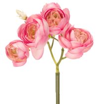 Itens Buquê de Ranúnculos Artificiais, Decoração de Mesa Elegante, 32cm, 5 Peças