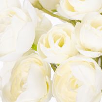 Itens Buquê de Ranúnculos Artificiais, Decoração Floral Duradoura para a Primavera, 32cm, 5 Peças