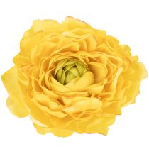 Itens Ranúnculo artificial individual para decoração elegante e de baixa manutenção, 51 cm, 3 peças.