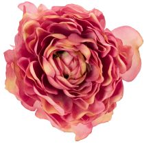 Itens Arranjo de ranúnculos artificiais para decoração elegante e prática, 51 cm, 3 peças.
