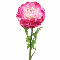 Itens Ranunculus pink artificial 48cm