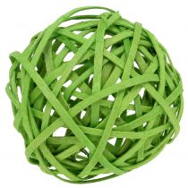 Bola de vime verde claro Ø6cm 6 unidades