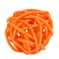 Bola de rattan laranja amarelo damasco 72 unidades