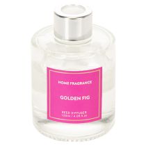 Itens Difusor de Aroma com Essência de Figo para Ambientes, Vidro Rosa, 120 ml