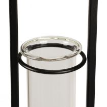 Decoração de tubo de ensaio para pendurar mini vasos de vidro H22,5cm 2 unidades
