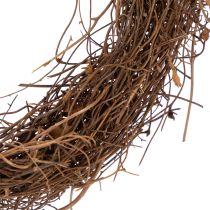 Itens Coroa de videira natural Ø15cm, conjunto de 10 - Ideal para decorações de outono, Natal, Páscoa e funerais.