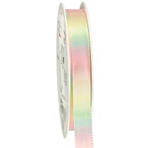 Itens Fita decorativa arco-íris pastel fita para presente 15mm 18m