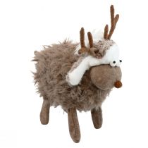 Itens Decoração de mesa de rena Natal Figura de Natal decoração 23cm