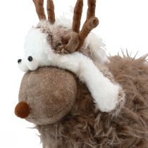 Itens Decoração de mesa de rena Natal Figura de Natal decoração 23cm