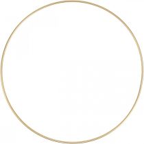 Anel de metal decoração anel Scandi anel deco laço dourado Ø40cm 4uds