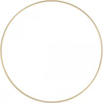 Itens Anel de metal decoração anel Scandi anel deco laço dourado Ø40cm 4uds