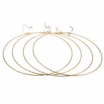 Itens Anel decorativo para pendurar ouro Ø35cm 4 unidades