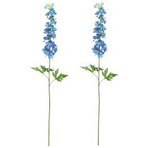 Itens Delphinium Artificial em Azul Flor de Jardim L88cm 2pcs