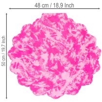 Itens Colarinho de flores Rondella rosa para buquês, 48 cm