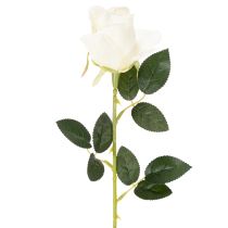 Itens Rosa artificial de haste longa para vaso, 62 cm, pacote com 12 unidades.