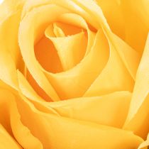 Itens Rosa artificial com haste longa, flor artificial, 62 cm, 12 peças