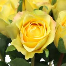 Rosa amarela 42cm 12pcs