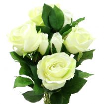Rosa bouquet creme 48cm