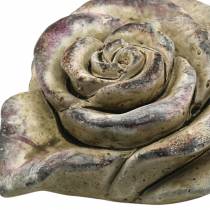 Coração rosa de concreto cinza, violeta Ø13 H5cm 3 unidades