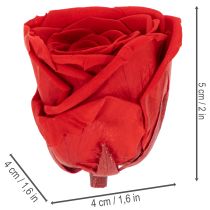 Itens Rosas Preservadas Decorativas e Românticas para Ambientes Residenciais ou Casamentos - 5cm - 6 unidades