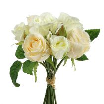 Itens Rosa bouquet creme 26cm