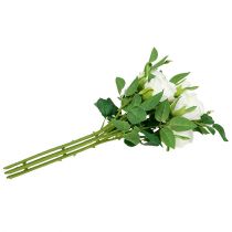 Itens Bouquet de rosas brancas L46cm