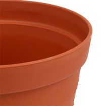 Itens Rose pote plástico 19 cm terracota, 1 peça