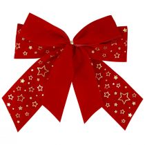 Itens Laço vermelho estrela de Natal laço decorativo ao ar livre 21 cm