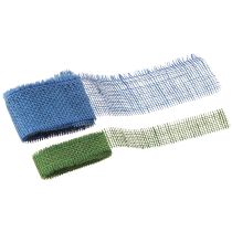 Itens Fita de juta rústica colorida cores sortidas 40/70mm 2m 10 unidades