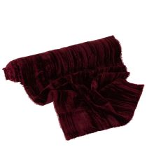 Itens Caminho de mesa decorativo com fita de veludo para artesanato, 25 cm x 2 m